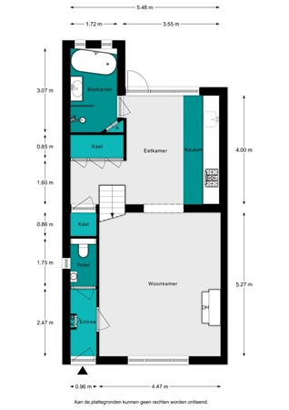 Plattegrond - Schanspoort 12, 4791 HC Klundert - Schanspoort 12_Begane grond.jpg